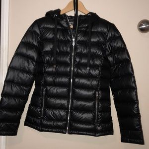 puffy jacket with hood